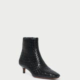 Loeffler Randall - Marcella Black Woven Ankle Boot