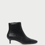 Loeffler Randall - Marcella Black Woven Ankle Boot