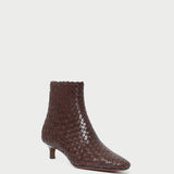 Loeffler Randall - Marcella Espresso Woven Ankle Boot
