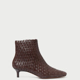 Loeffler Randall - Marcella Espresso Woven Ankle Boot