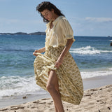 DÔEN - MARCIE SKIRT -- CITRON ROSIER FLORAL