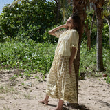 DÔEN - MARCIE SKIRT -- CITRON ROSIER FLORAL