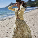 DÔEN - MARCIE SKIRT -- CITRON ROSIER FLORAL