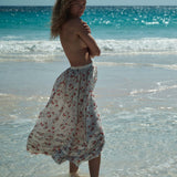 DÔEN - MARCIE SKIRT -- POPPY FIELD