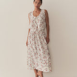 DÔEN - MARCIE SKIRT -- POPPY FIELD