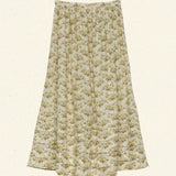 DÔEN - MARCIE SKIRT -- CITRON ROSIER FLORAL
