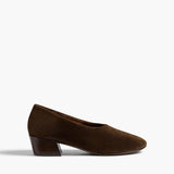 Khaite - Marcy Pump in Ebano Suede