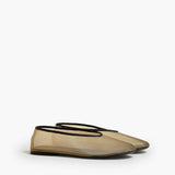 Khaite - Marcy Flat in Beige Mesh