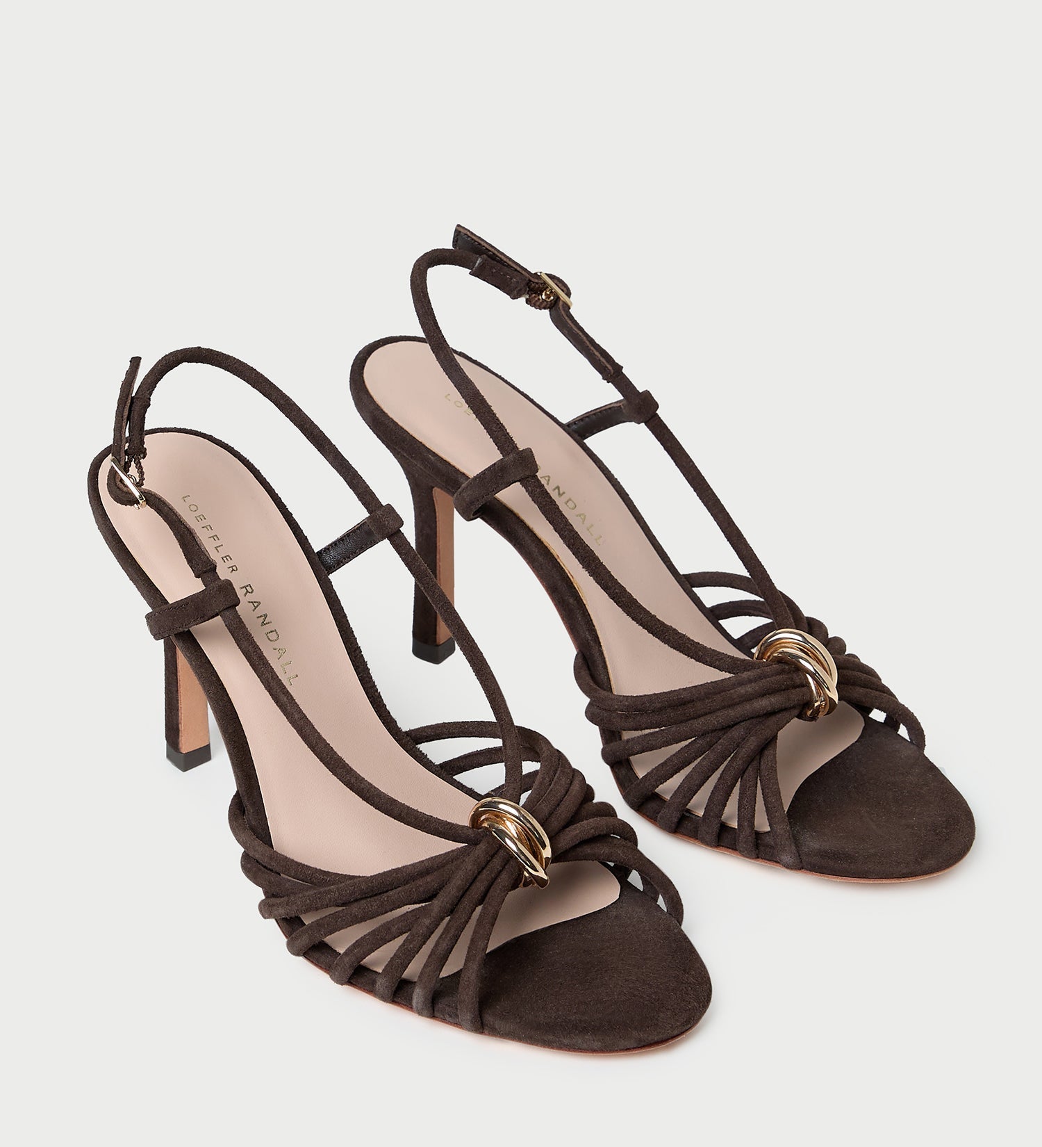Loeffler Randall - Mareka Brown Suede Heeled Sandal