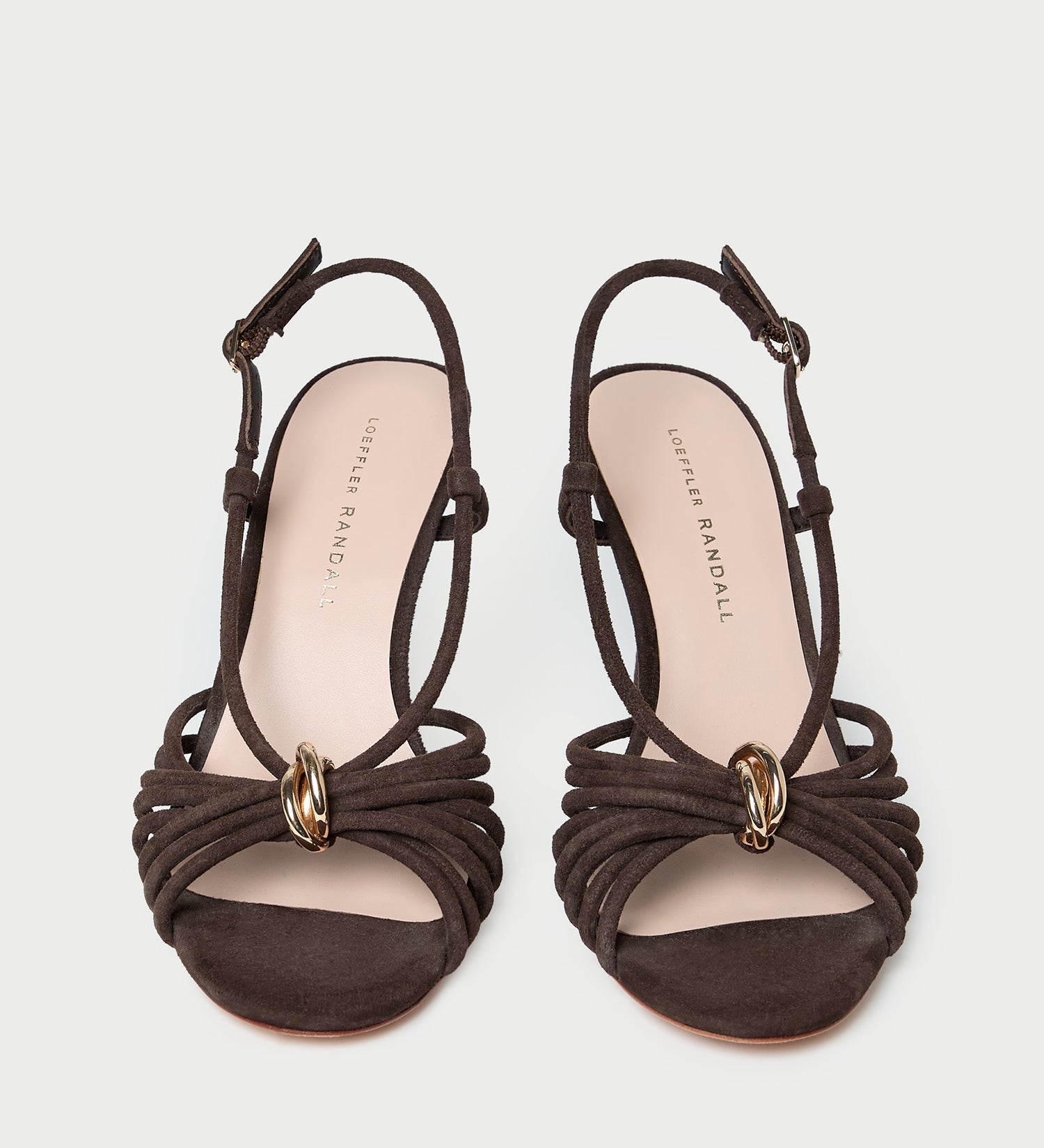 Loeffler Randall - Mareka Brown Suede Heeled Sandal
