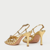 Loeffler Randall - Mareka Gold Leather Heeled Sandal
