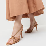Loeffler Randall - Mareka Dune Leather Heeled Sandal