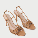 Loeffler Randall - Mareka Dune Leather Heeled Sandal