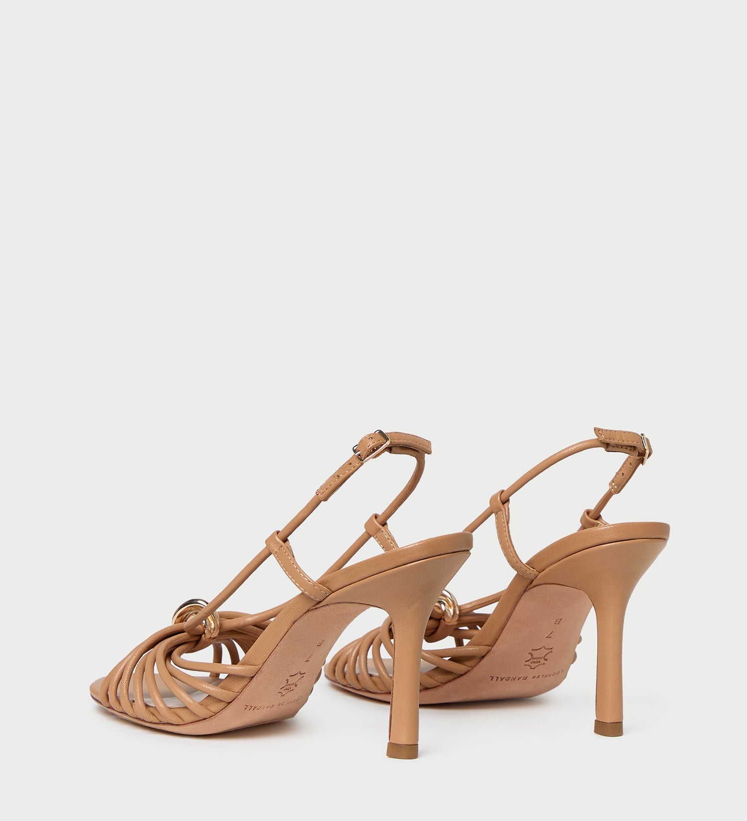 Loeffler Randall - Mareka Dune Leather Heeled Sandal