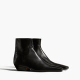 Khaite - Marfa Ankle Boot in Black Leather