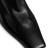 Khaite - Marfa Ankle Boot in Black Leather
