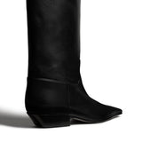 Khaite - Marfa Knee - High Boot in Black Leather