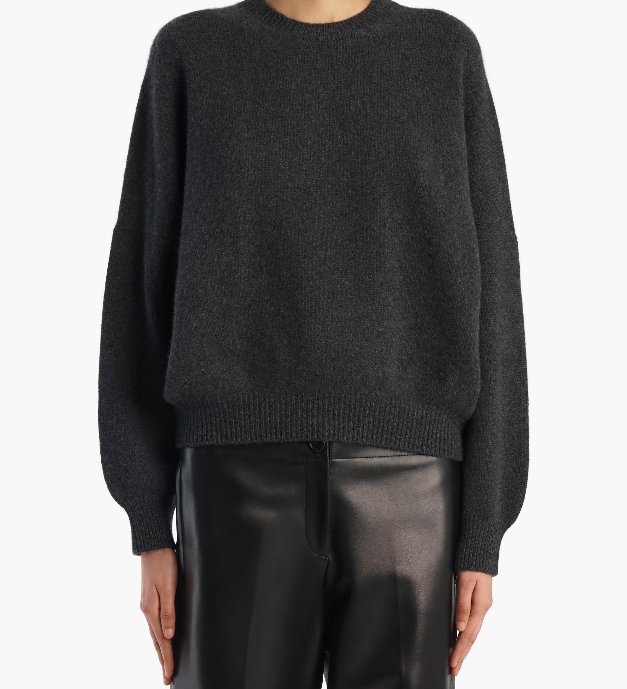 Khaite - Margaux Sweater in Charcoal