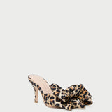 Loeffler Randall - Margot Leopard Jersey Bow Mule