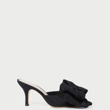 Loeffler Randall - Margot Black Moiré Bow Mule