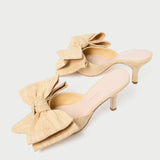 Loeffler Randall - Margot Natural Raffia Bow Mule