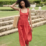 DÔEN - MARIANNE DRESS -- SCARLET