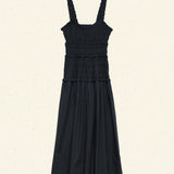 DÔEN - MARIANNE DRESS -- BLACK
