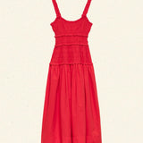 DÔEN - MARIANNE DRESS -- CARMINE