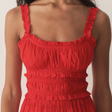 DÔEN - MARIANNE DRESS -- CARMINE