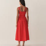 DÔEN - MARIANNE DRESS -- CARMINE