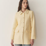 DÔEN - MARIBETH COAT -- WILD HONEYSUCKLE