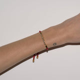 Dorsey - JAMES BEZEL ROUGE PARACORD BRACELET, SILVER