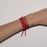 Dorsey - JAMES BEZEL ROUGE PARACORD BRACELET, SILVER