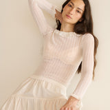 DÔEN - MARIETTA TOP -- SALT