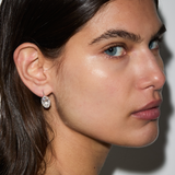 Dorsey - MARIE OVAL - CUT EARRINGS IN MOISSANITE, STERLING SILVER