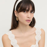 Loeffler Randall - Marina Cream Puffy Headband