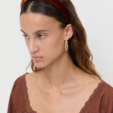 Loeffler Randall - Marina Sienna Velvet Puffy Headband