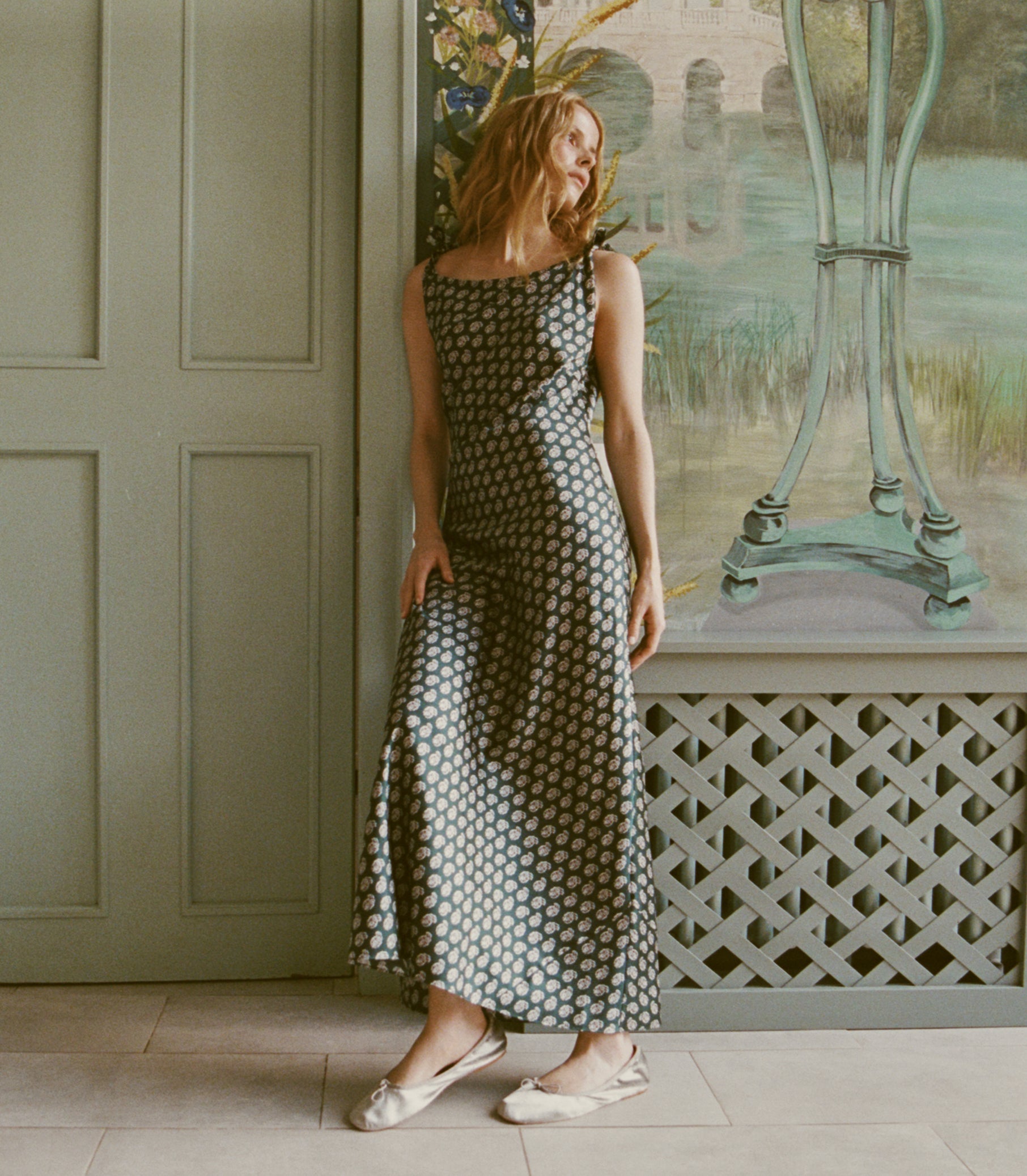 DOEN - MARISELLE DRESS - - CHAUMONT PAISLEY