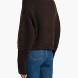 Khaite - Marjorie Cardigan in Bark