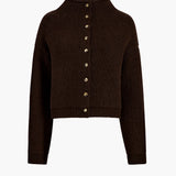 Khaite - Marjorie Cardigan in Bark