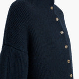 Khaite - Marjorie Cardigan in Deep Navy