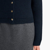 Khaite - Marjorie Cardigan in Deep Navy