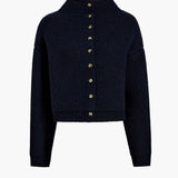 Khaite - Marjorie Cardigan in Deep Navy