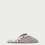 Loeffler Randall - Marky Brown/White Gingham Slipper