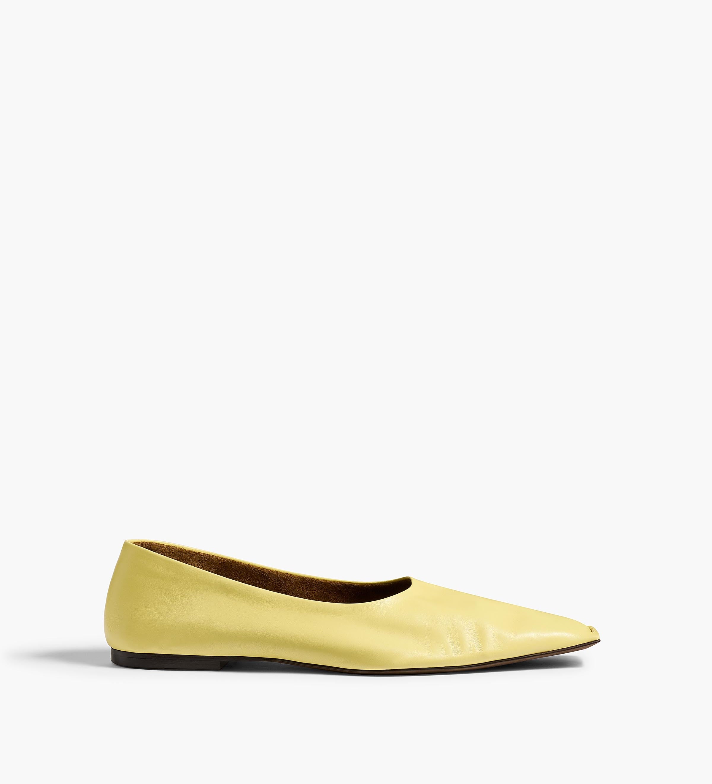 Khaite - Marlene Ballerina in Pale Yellow
