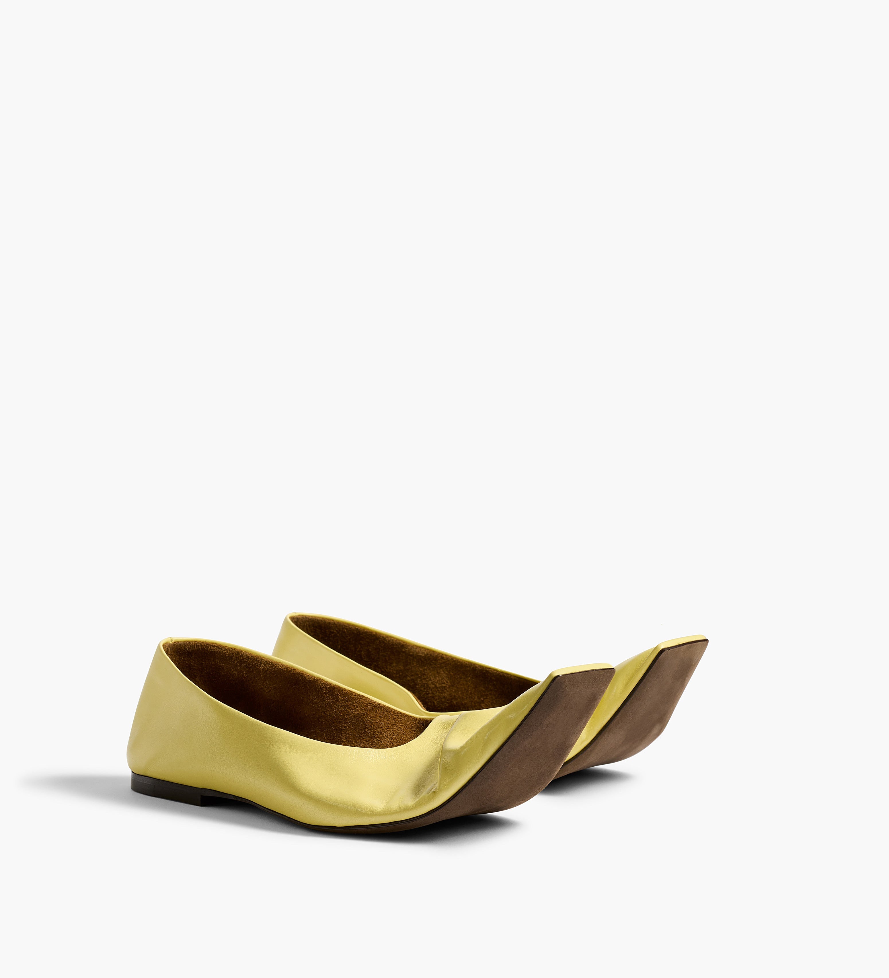 Khaite - Marlene Ballerina in Pale Yellow