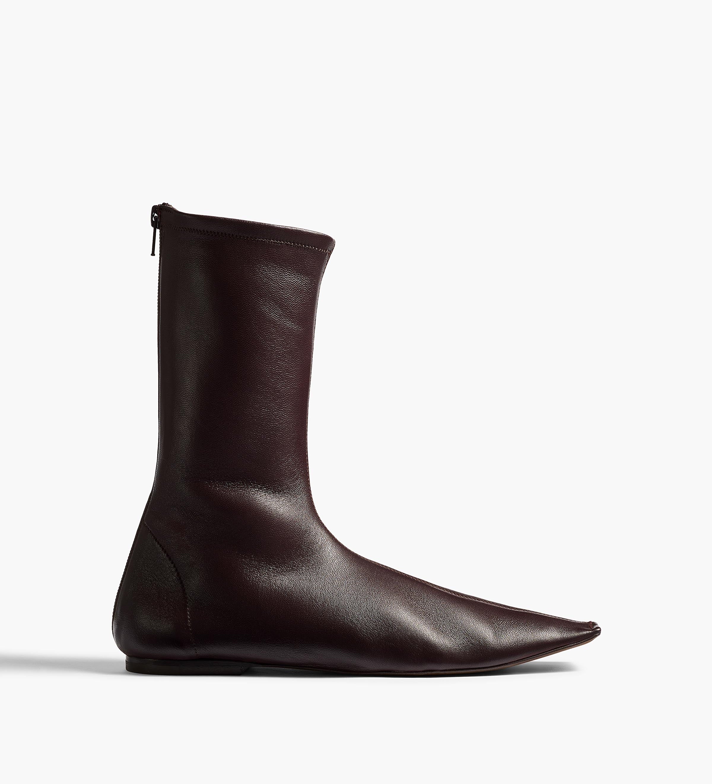 Khaite - Marlene Boot in Rouge Noir