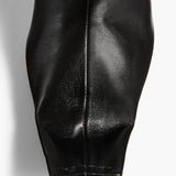 Khaite - Marlene Knee - High Boot in Black Leather