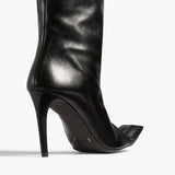 Khaite - Marlene Knee - High Boot in Black Leather