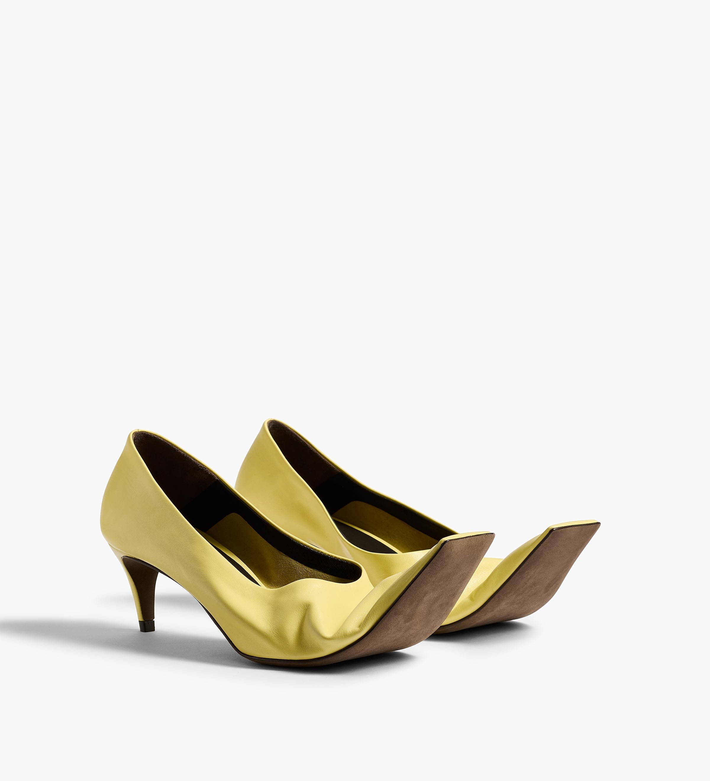 Khaite - Marlene Pump in Pale Yellow